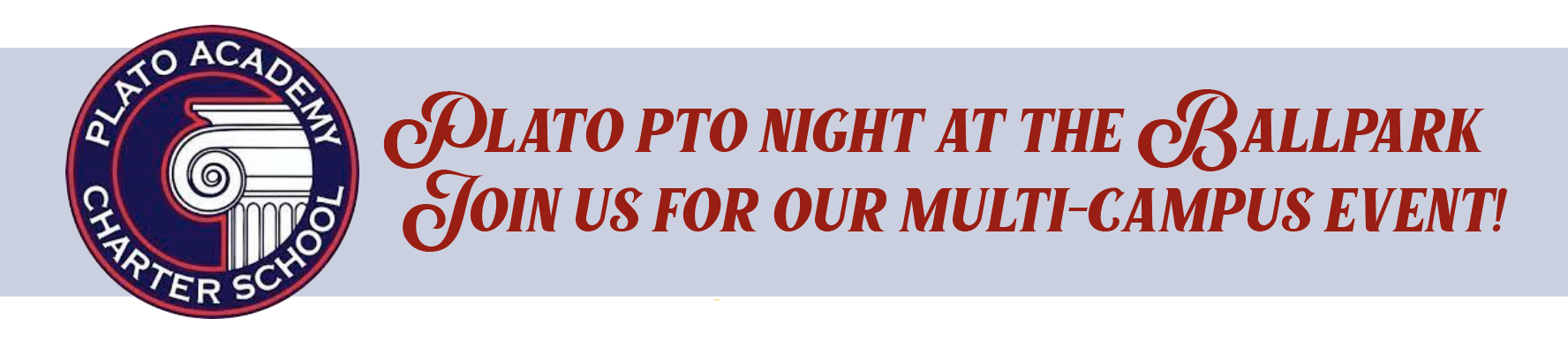Plato PTO night at the Ballpark: Join us for our multi-campus event!